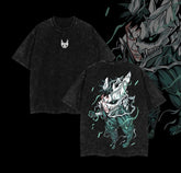 Nysekai "Kafka Hibino" Kaiju No. 8 Vintage Washed Oversized T-Shirt