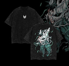 Nysekai "Kafka Hibino" Kaiju No. 8 Vintage Washed Oversized T-Shirt