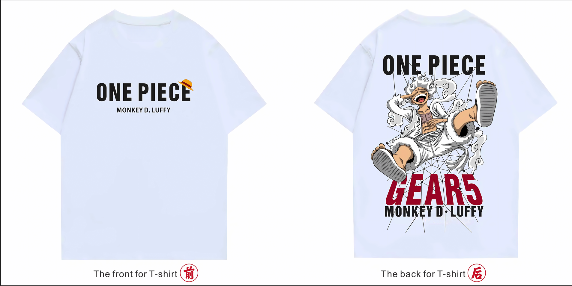 a t - shirt with a cartoon character on it