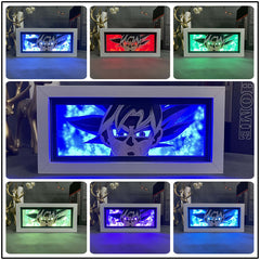Nysekai "Goku" Dragon Ball Blue Anime Light Box USB cable