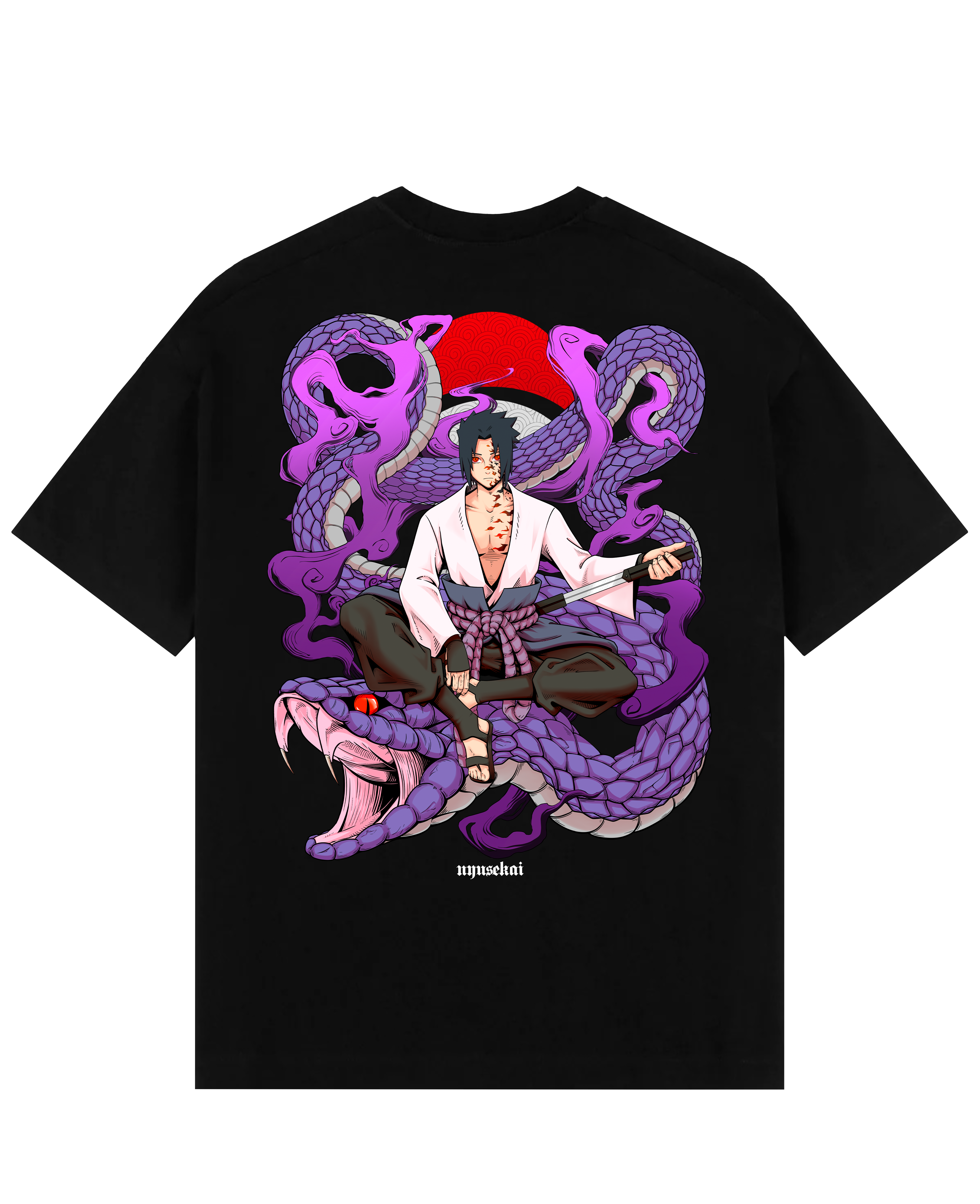 "Sasuke X Aoda - Naruto Shippuden" Oversized Shirt