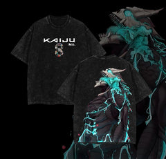 Nysekai "The Strongest Kaiju" Kaiju No. 8 Vintage Washed Oversized T-Shirt