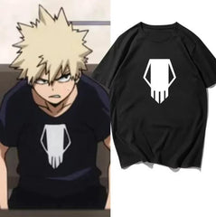 Summer My Hero Academia Bakugo Katsuki T-Shirt, Printed Fashion Tee for Men and Women, Loose Fit Casual Cotton T-Shirt - Nysekai