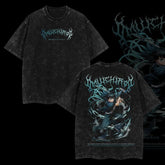 Nysekai "Muichiro Tokito" Demon Slayer: Kimetsu no Yaiba Vintage Washed Oversized T-Shirt