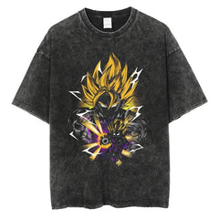 Nysekai "Attack of the Son" Dragon Ball Vintage Washed Oversized T-Shirt