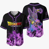 3D Anime Beerus Custom Fandom - Dragon Ball Baseball Tee - Nysekai