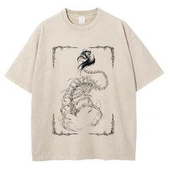 Nysekai "Centipede" Berserk Vintage Washed Oversized T-Shirt