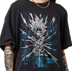 Killua Zoldyck Godpseed and Thunderbolt Hunter x Hunter Unisex T-Shirt - Nysekai