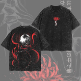 a t - shirt with a picture of a demon on it