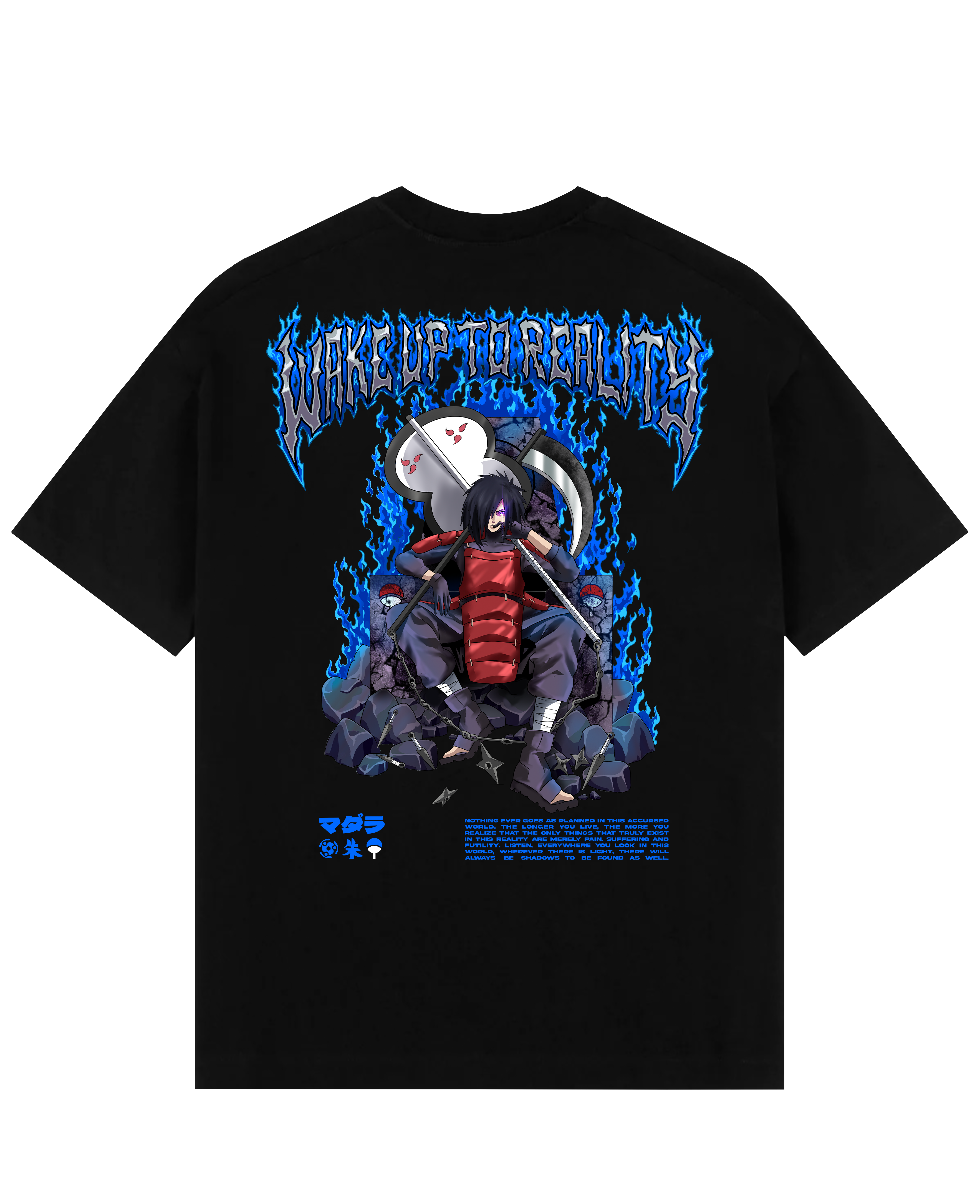 "Madara X Throne - Naruto Shippuden" Oversize T-Shirt