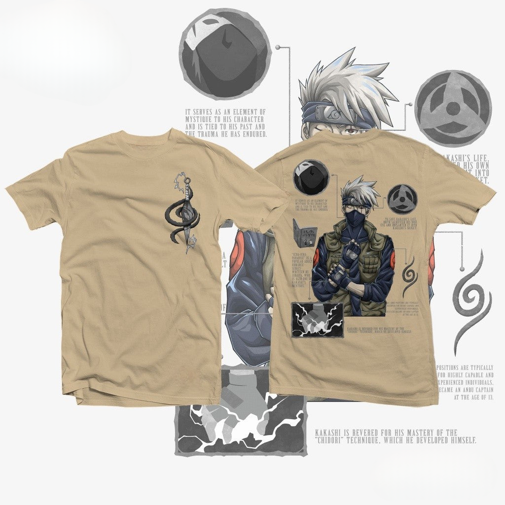 a t - shirt with a picture of an anime character on it