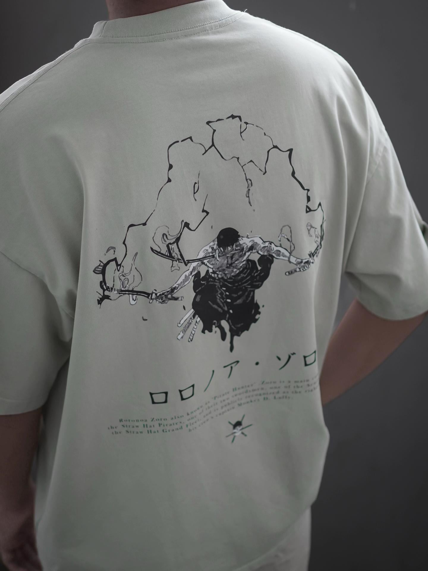 Exclusive Roronoa Zoro One Piece Anime Oversize T Shirt - Nysekai