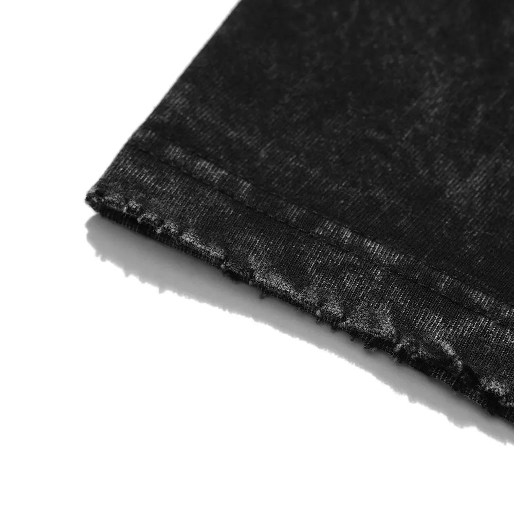 a close up of a black piece of cloth
