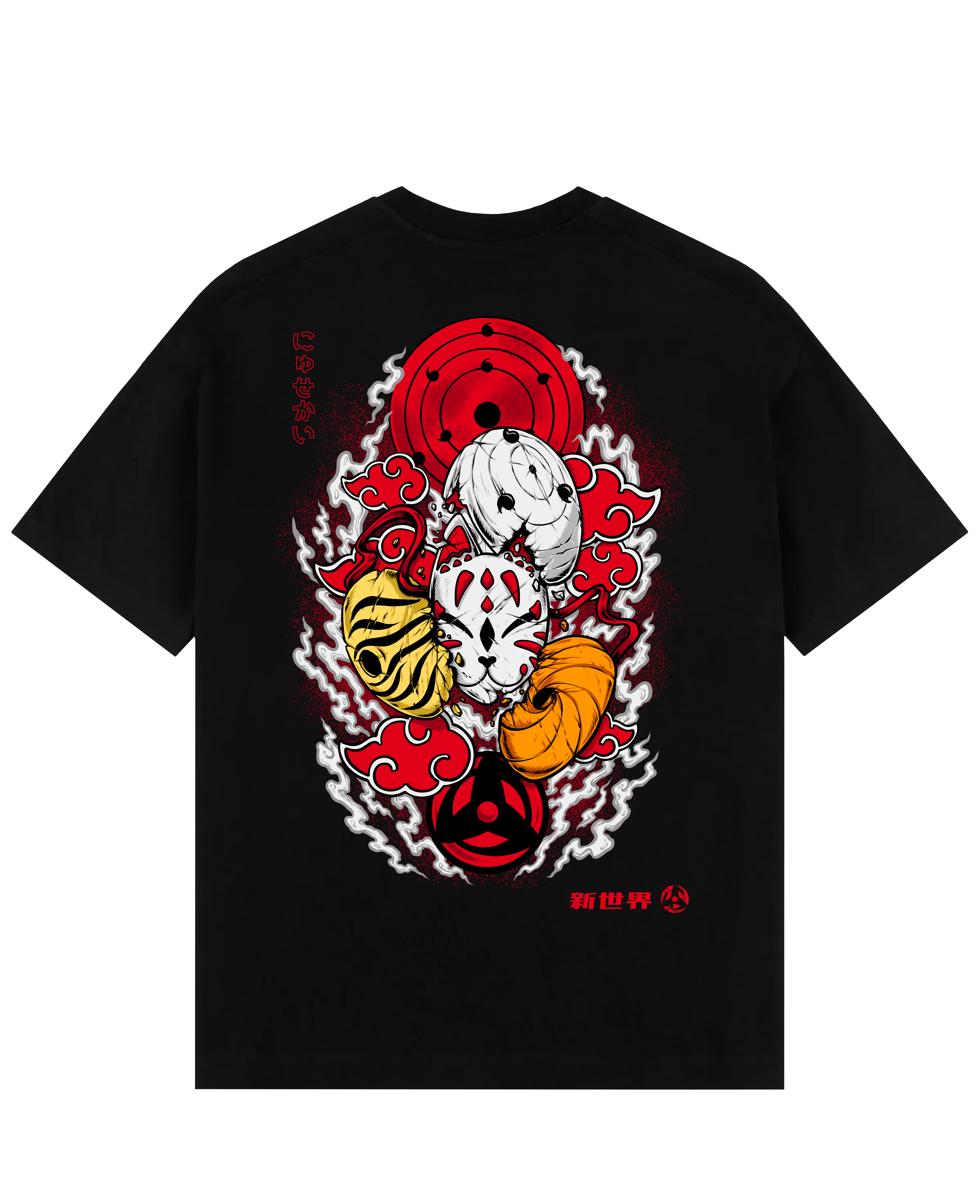 "Triple Obito X Nyusekai - Naruto Shippuden" Oversize T-Shirt