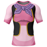 Manji Buu v2 Dragon Ball Short Sleeve Rash Guard Compression Shirt