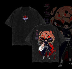 Nysekai "Obito Uchiha" Naruto Vintage Washed Oversized T-Shirt