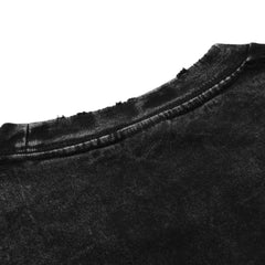 a close up of a pair of black jeans