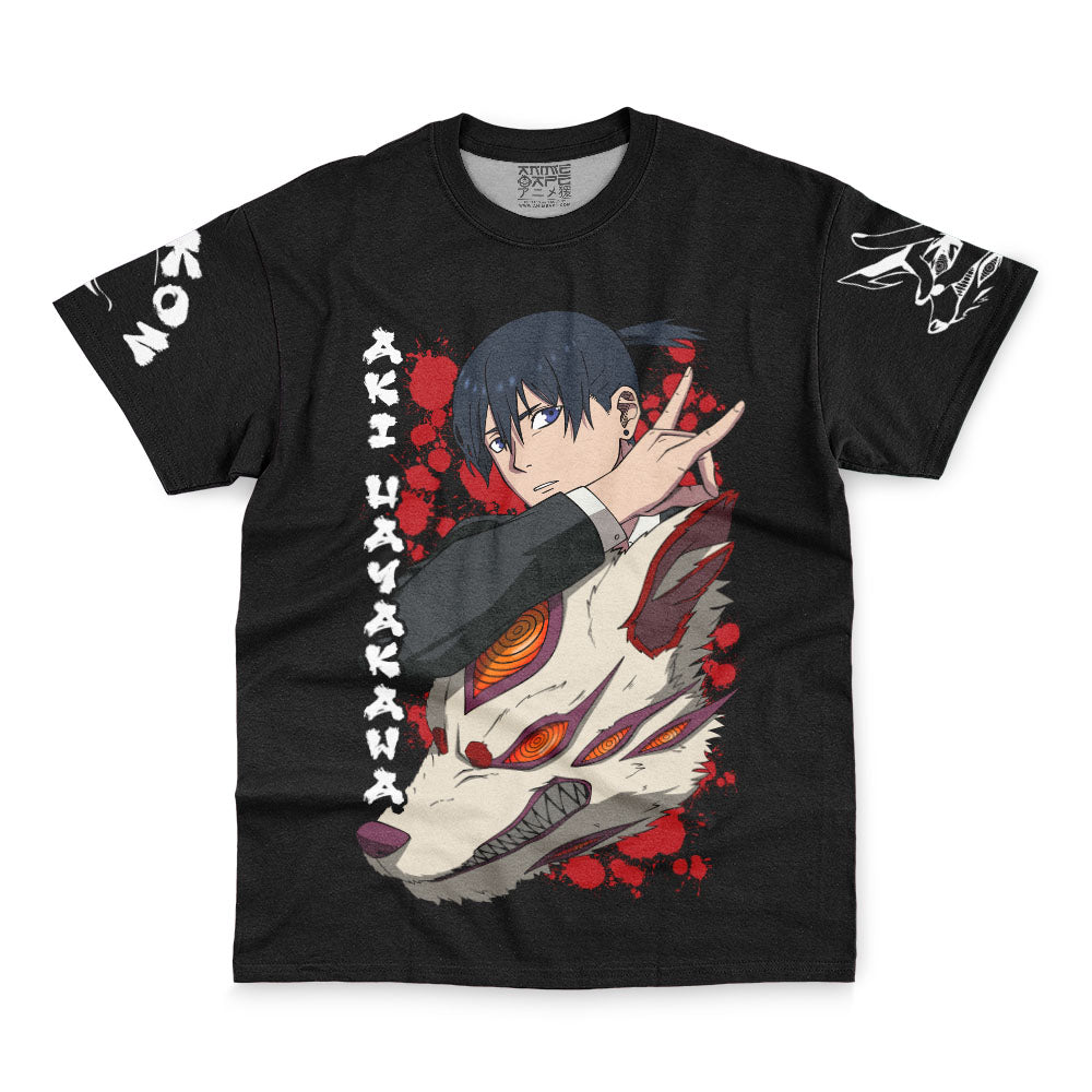 Aki Hayakawa Kon Chainsaw Man Streetwear T-Shirt