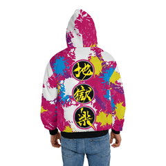 Art Fantasma Hell Paradise Zip Hoodie Jacket