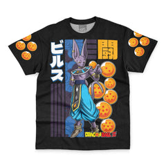 Beerus Fight DBZ Streetwear T-Shirt