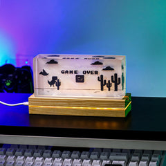 Dino Game Epoxy Lamp - Nysekai