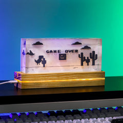 Dino Game Epoxy Lamp - Nysekai