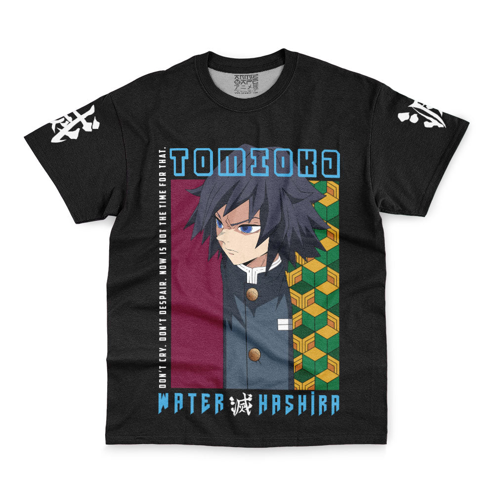 Giyu Tomioka Don't Cry Demon Slayer Streetwear T-Shirt