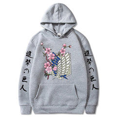 Nysekai Survey Corps Floral Hoodie