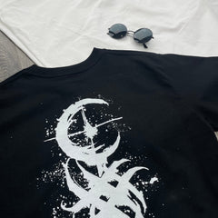 Dead Moon Art Totem Print Oversize T Shirt - Nysekai