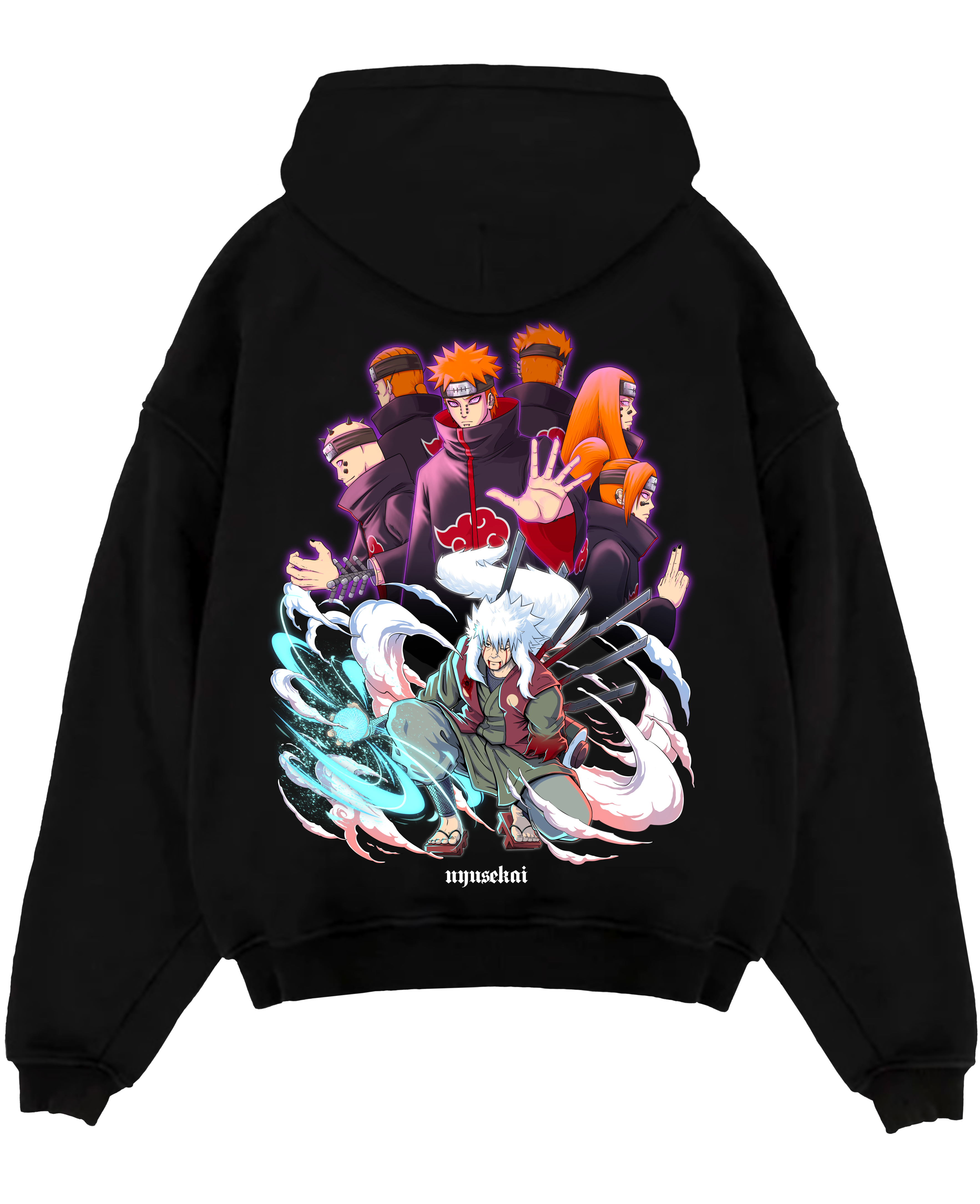 "Jiraiya X Six Paths of Pain - Naruto Shippuden" Hoodie