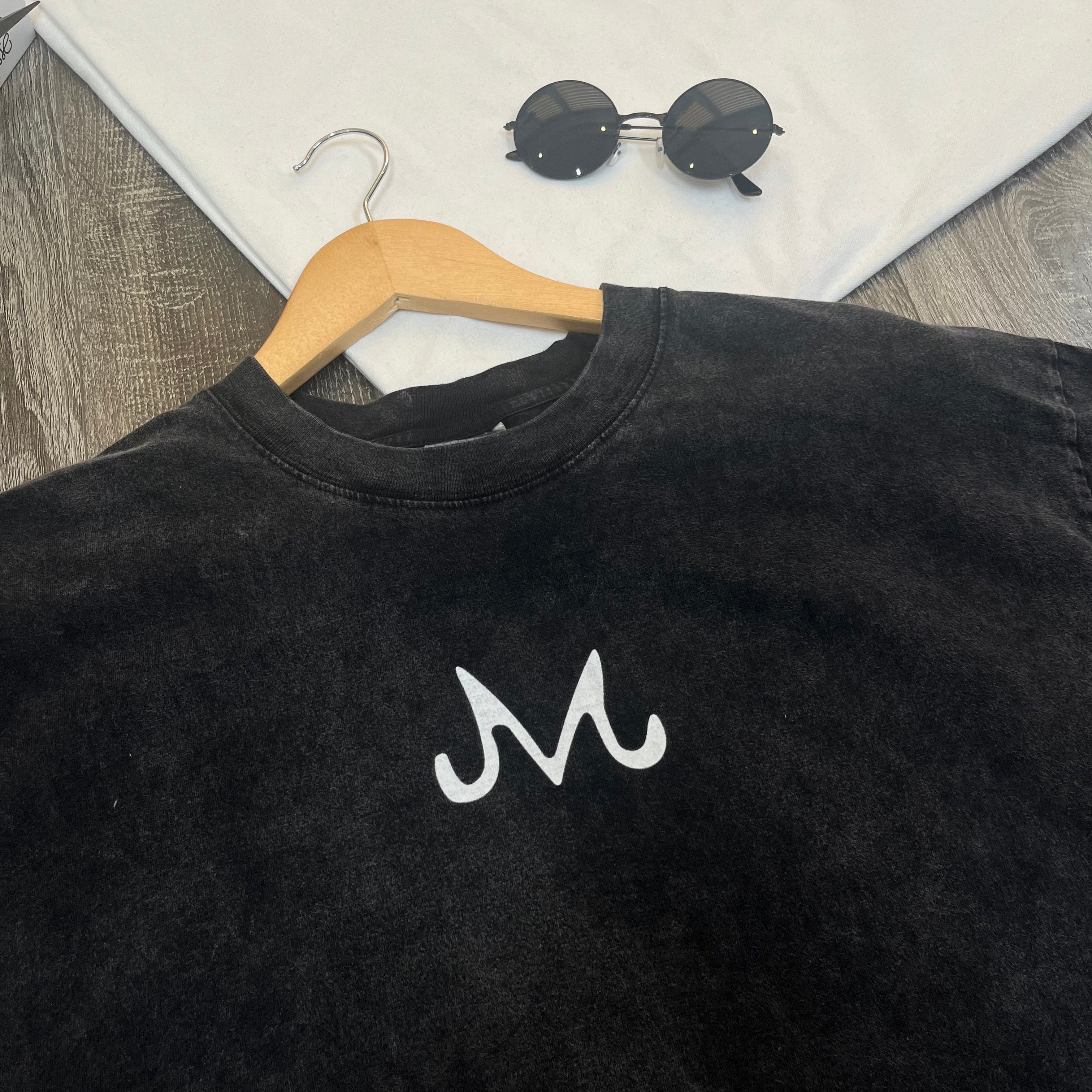 Nysekai "Super Saiyan Majin Vegeta Dragon Ball Z" Vintage Washed Oversized T-shirt - Nysekai