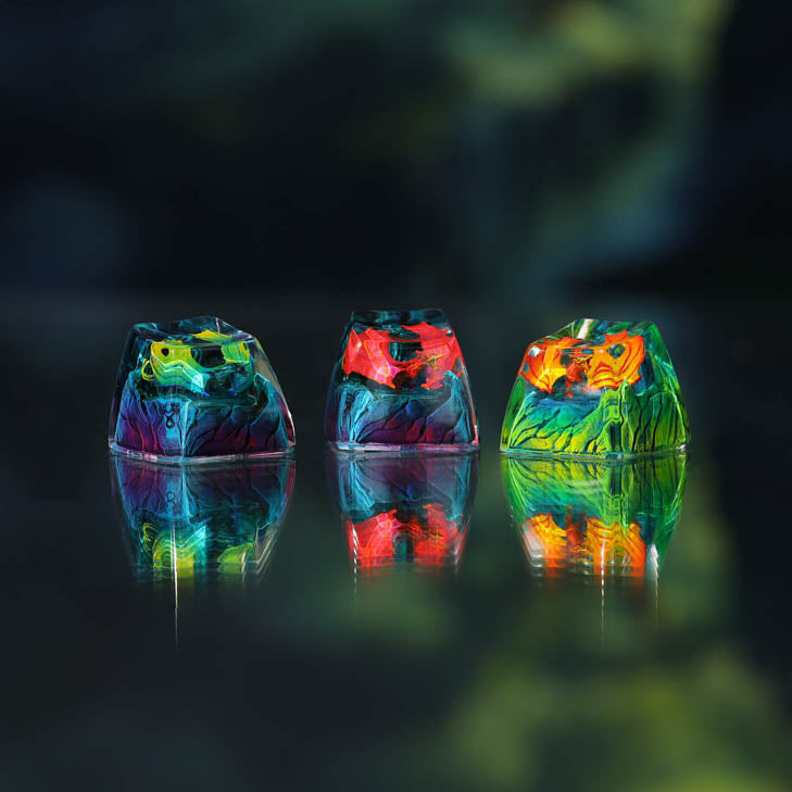 Fire Dragon Artisan Keycap - Nysekai