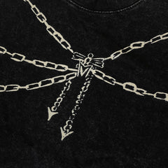 Nysekai "Leader of the Phantom Troupe" Hunter x Hunter Vintage Washed Oversized T-Shirt