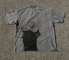 Nysekai "Ryomen Sukuna Divine Flame Jujutsu Kaisen" Vintage Washed Oversized T-Shirt - Nysekai
