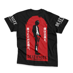 L Lawliet Justice Death Note Streetwear T-Shirt