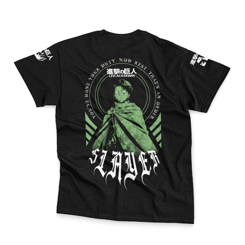 Levi Ackerman Slayer Attack On Titan Streetwear T-Shirt