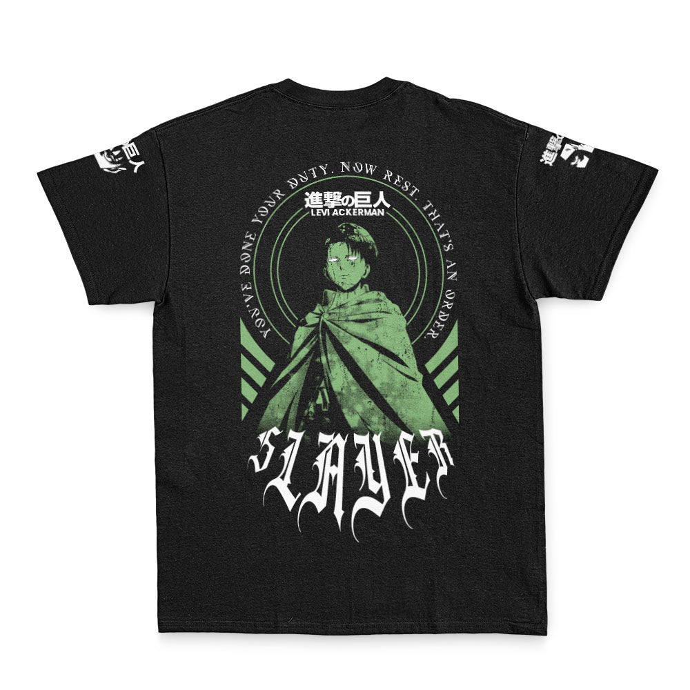 Levi Ackerman Slayer Attack On Titan Streetwear T-Shirt