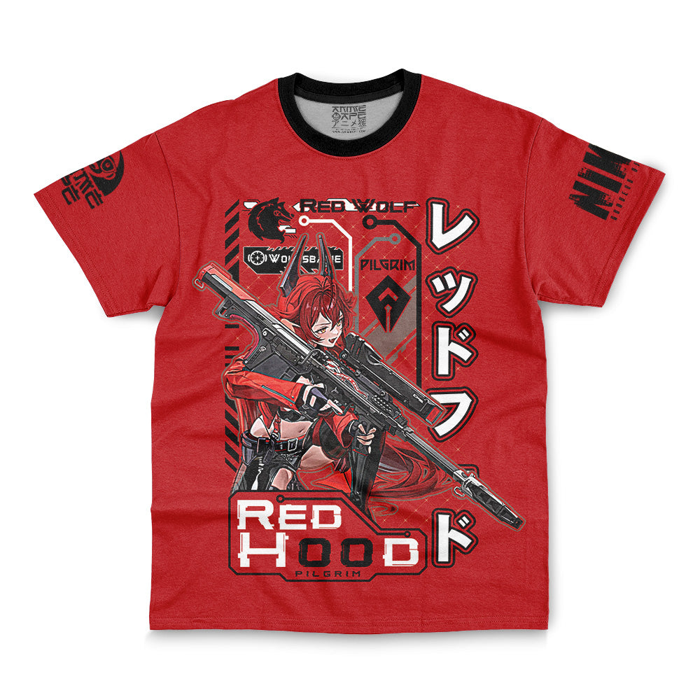 Red Hood Nikke Streetwear T-Shirt