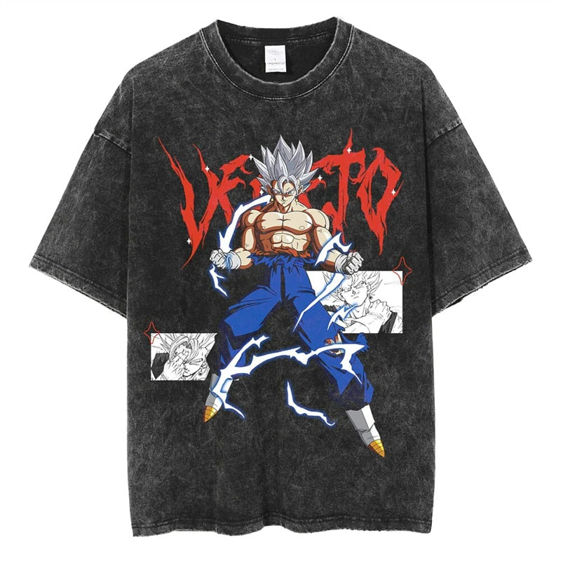 Nysekai "Vegito" Vintage Oversized T Shirt