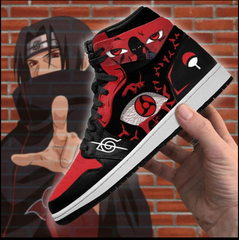 Itachi Sharingan Eyes Mid 1 Basketball Shoes - Nysekai