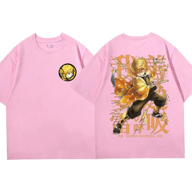 Zenitsu X Sleeping Beast - Demon Slayer Oversize T Shirt - Nysekai