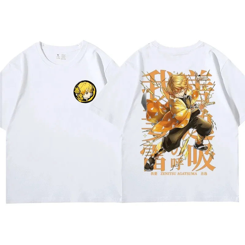 Zenitsu X Sleeping Beast - Demon Slayer Oversize T Shirt - Nysekai