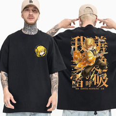 Zenitsu X Sleeping Beast - Demon Slayer Oversize T Shirt - Nysekai