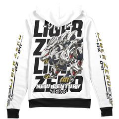 Liger Zero Zoids Century Zero Streetwear Zip Hoodie Jacket