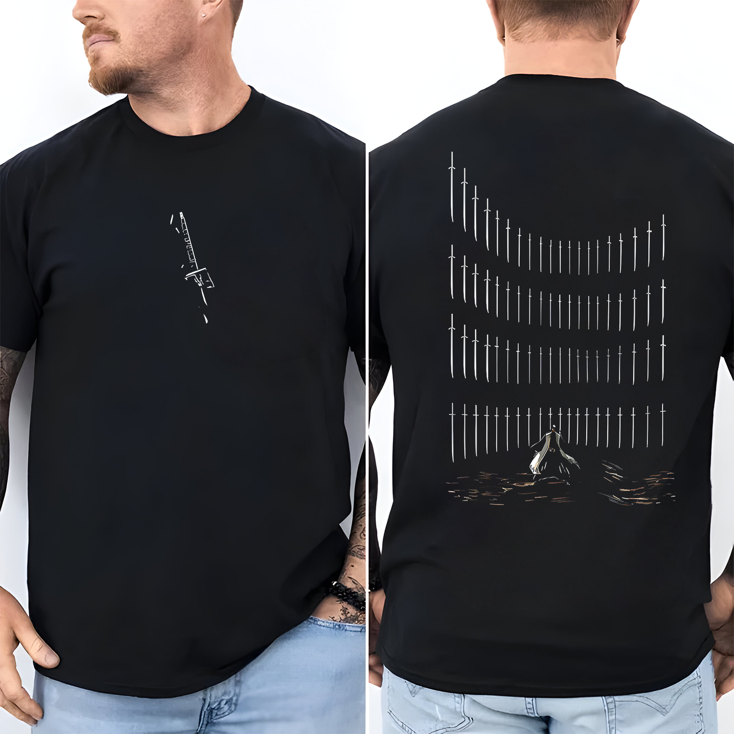 Senbonzakura Kageyoshi Kuchiki Byakuya Bankai Bleach Unisex T-Shirt - Nysekai