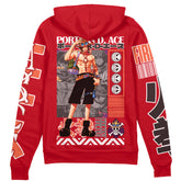 Portgas D. Ace One Piece Streetwear Zip Hoodie Jacket