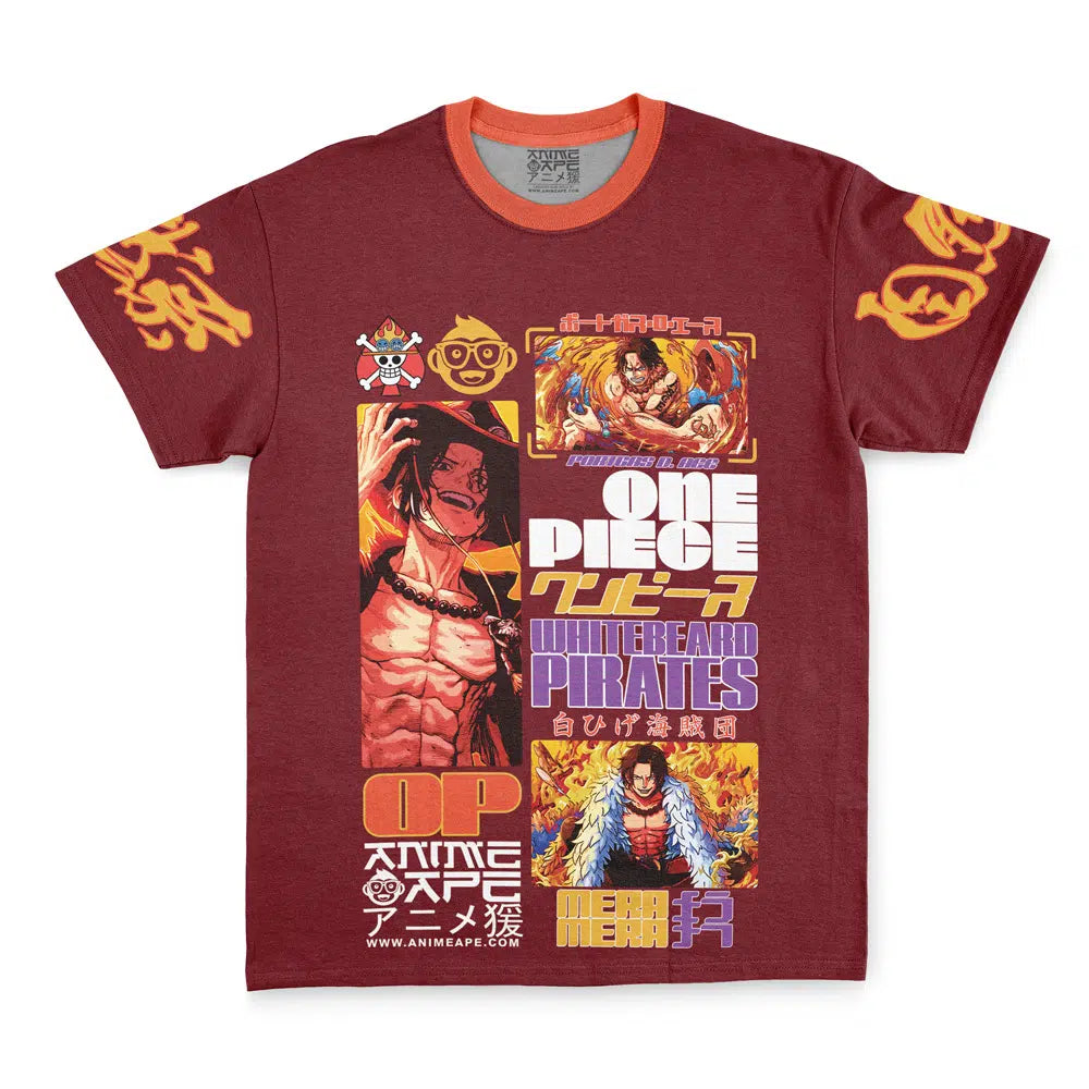 Portgas D. Ace V3 One Piece Streetwear T-Shirt