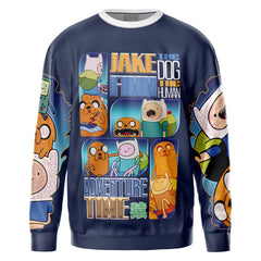 Jake the Dog and Finn the Human Adventure Time Streetwear Sweatshirt