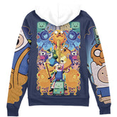 Jake the Dog and Finn the Human Adventure Time Streetwear Zip Hoodie Jacket