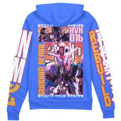 Aerial Gundam Witch from Mercury Streetwear Zip Hoodie Jacket